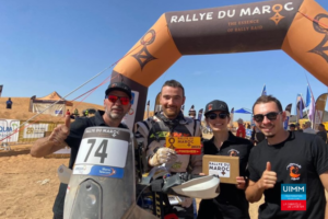 Participation de Mathieu Feuvrier, ancien apprentis au Pôle Formation UIMM Franche-Comté, au rallye du Maroc pour sa préparation au DAKAR 2025.