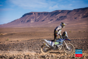 Participation de Mathieu Feuvrier, ancien apprentis au Pôle Formation UIMM Franche-Comté, au rallye du Maroc pour sa préparation au DAKAR 2025.
